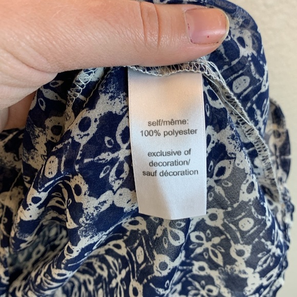 Maurices long sleeve sz M boho floral girly feminine paisley crochet festival - Picture 5 of 10